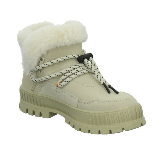 Palladium Winterstiefel Damen Pallashock Low Hiver Beige