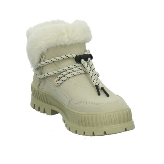 Palladium Winterstiefel Damen Pallashock Low Hiver Beige