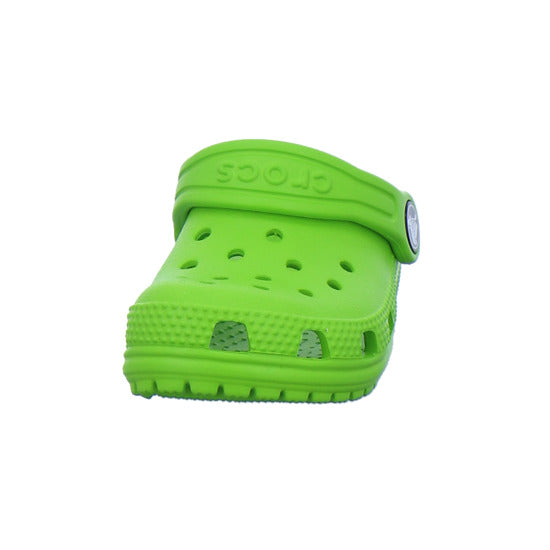 Crocs Pantoletten Unisex - Kinder Classic Clog Kids Hellgrün