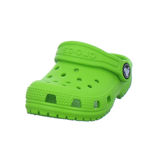 Crocs Pantoletten Unisex - Kinder Classic Clog Kids Hellgrün