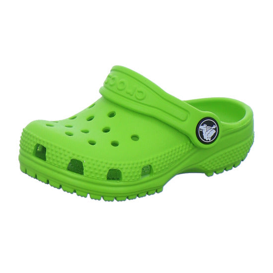 Crocs Pantoletten Unisex - Kinder Classic Clog Kids Hellgrün