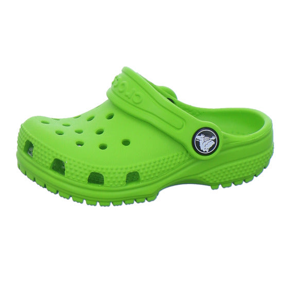 Crocs Pantoletten Unisex - Kinder Classic Clog Kids Hellgrün