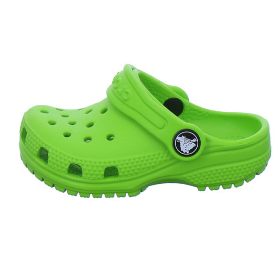 Crocs Pantoletten Unisex - Kinder Classic Clog Kids Hellgrün