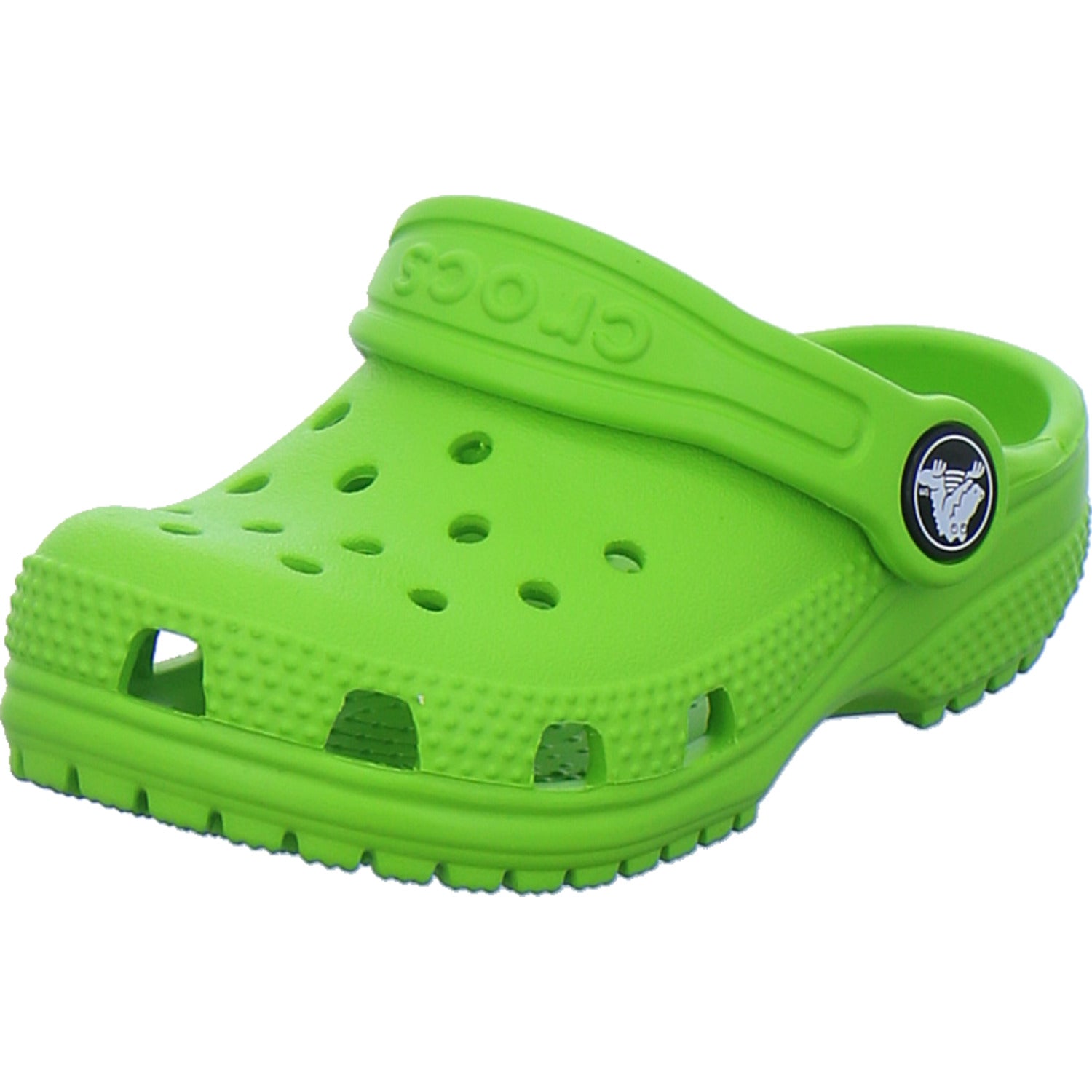 Crocs Pantoletten Unisex - Kinder Classic Clog Kids Hellgrün