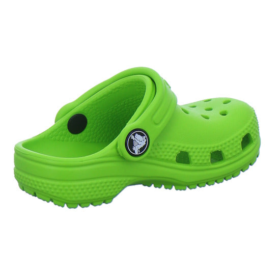 Crocs Pantoletten Unisex - Kinder Classic Clog Kids Hellgrün