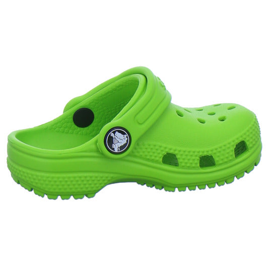Crocs Pantoletten Unisex - Kinder Classic Clog Kids Hellgrün