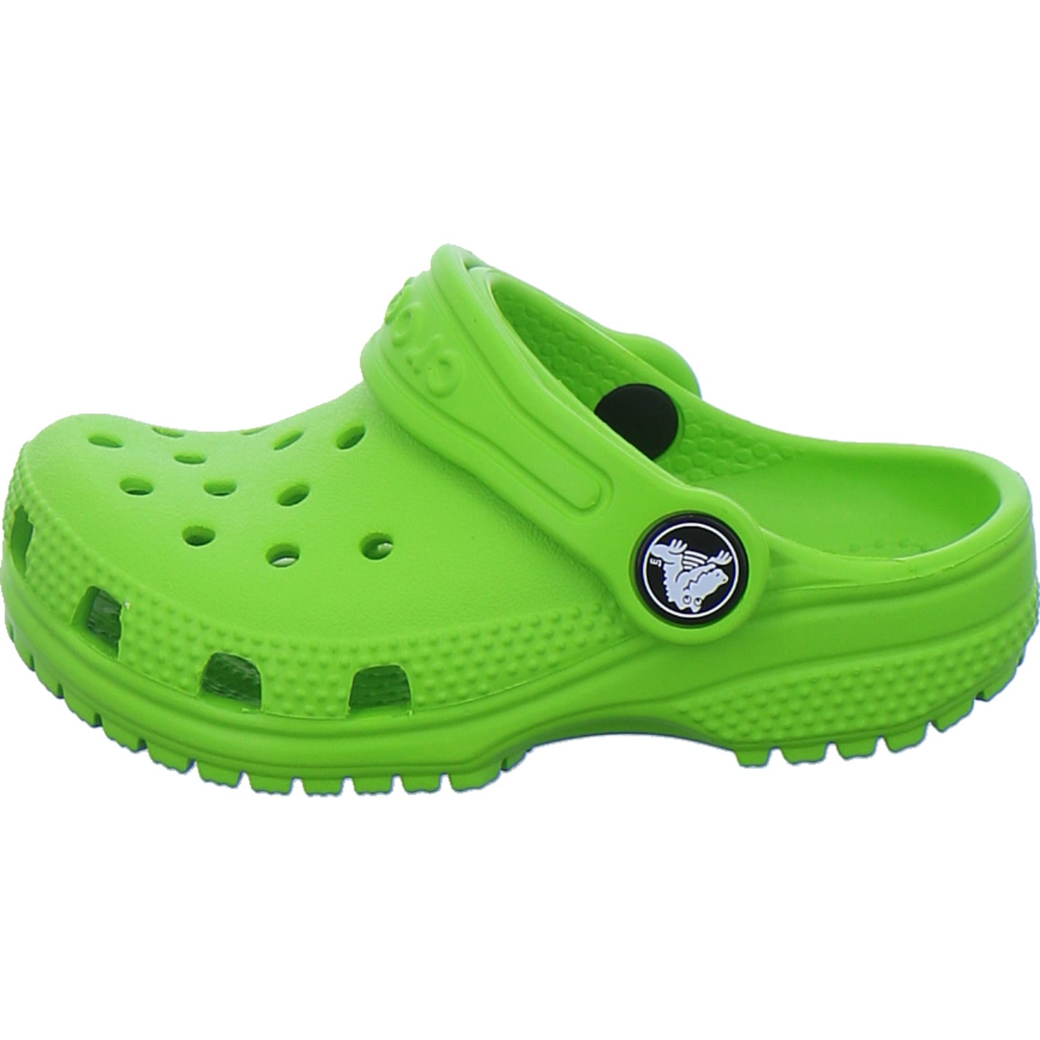 Crocs Pantoletten Unisex - Kinder Classic Clog Kids Hellgrün