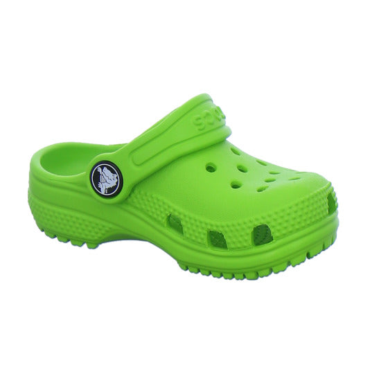 Crocs Pantoletten Unisex - Kinder Classic Clog Kids Hellgrün