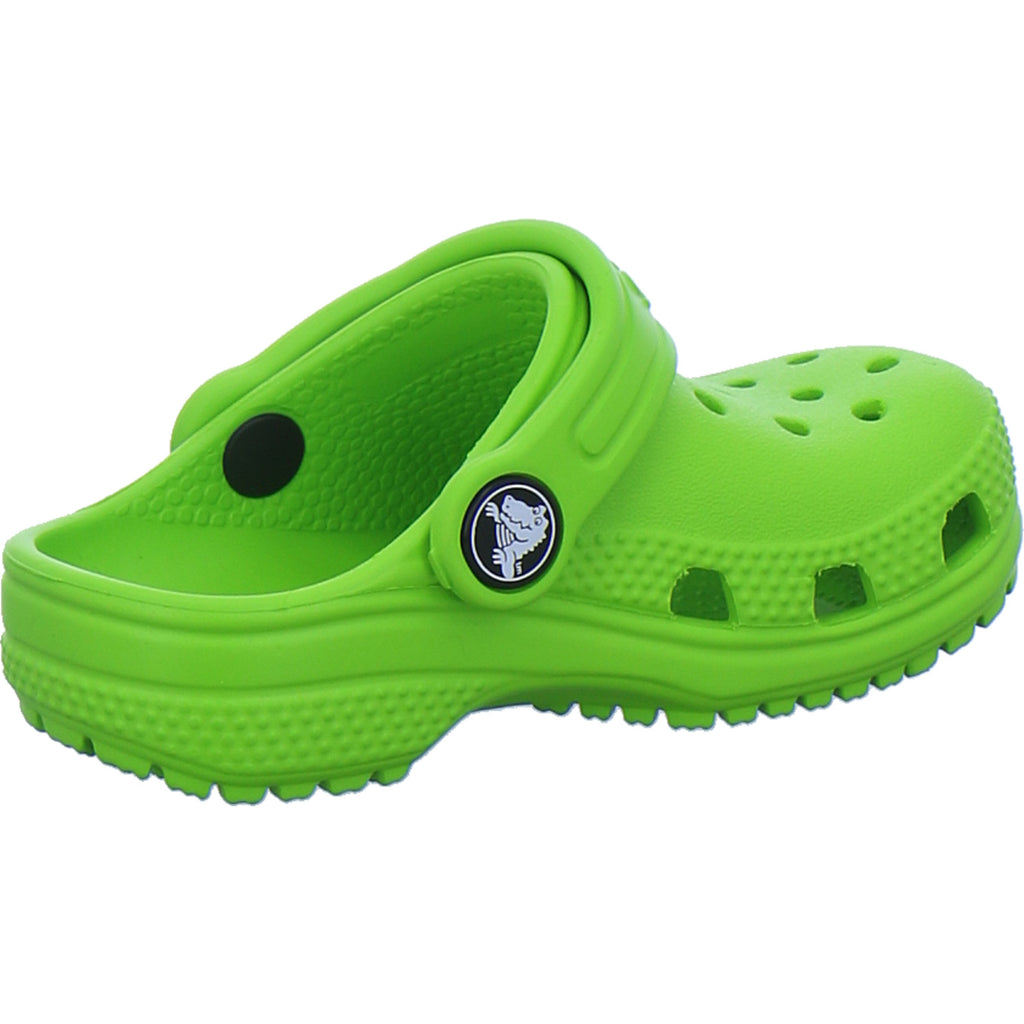 Crocs Pantoletten Unisex - Kinder Classic Clog Kids Hellgrün
