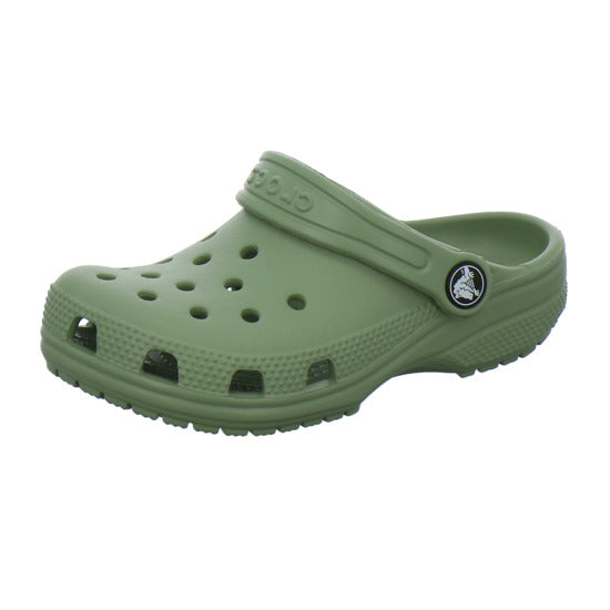 Crocs Classic Clog Kids Pantoletten oliv