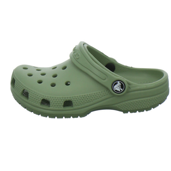 Crocs Classic Clog Kids Pantoletten oliv