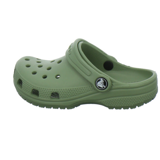 Crocs Classic Clog Kids Pantoletten oliv