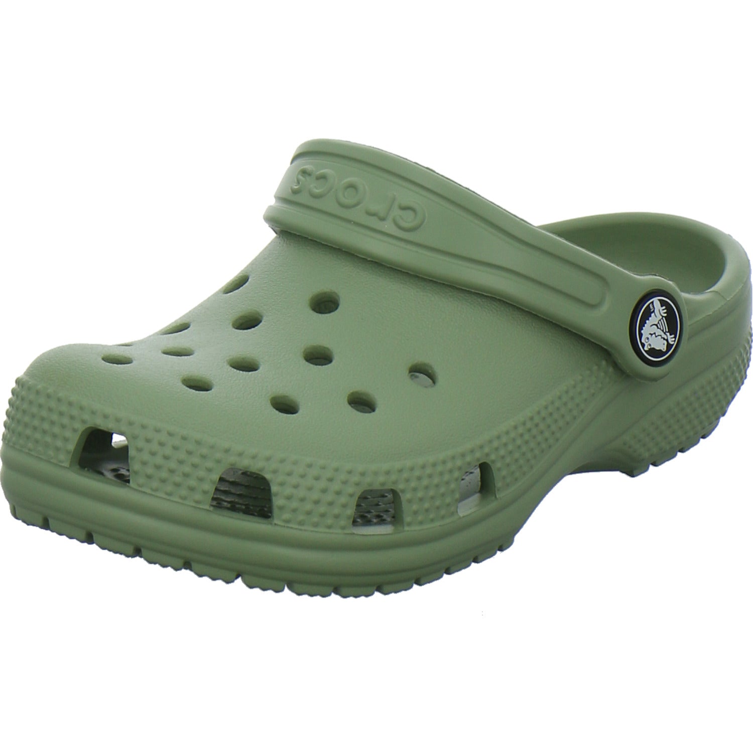 Crocs Classic Clog Kids Pantoletten oliv