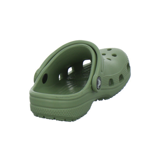 Crocs Classic Clog Kids Pantoletten oliv