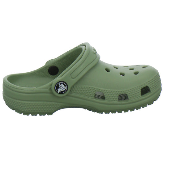 Crocs Classic Clog Kids Pantoletten oliv