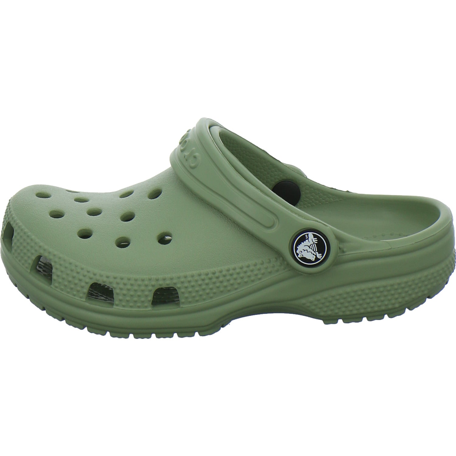 Crocs Classic Clog Kids Pantoletten oliv