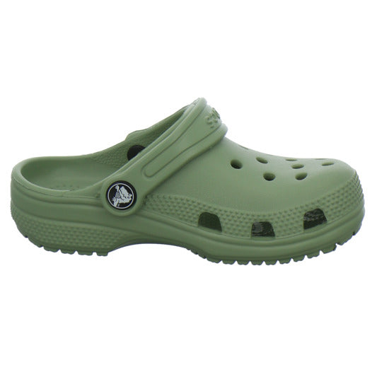 Crocs Classic Clog Kids Pantoletten oliv