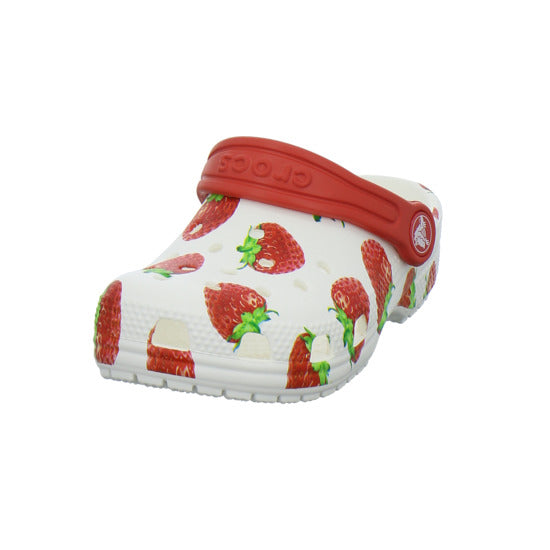 Crocs Classic Clog Kids Pantoletten Weiß-kombi