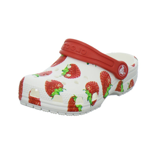 Crocs Classic Clog Kids Pantoletten Weiß-kombi