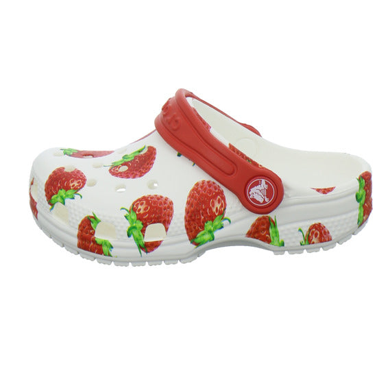 Crocs Classic Clog Kids Pantoletten Weiß-kombi