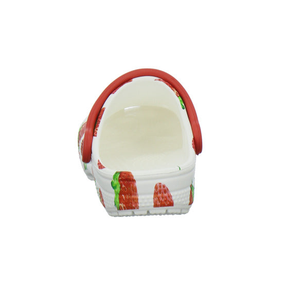 Crocs Classic Clog Kids Pantoletten Weiß-kombi