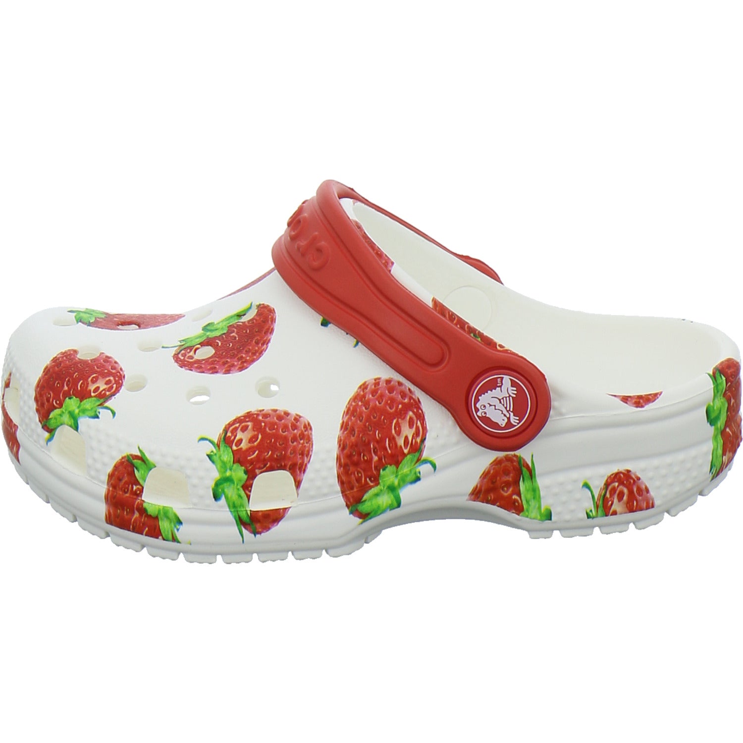 Crocs Classic Clog Kids Pantoletten Weiß-kombi