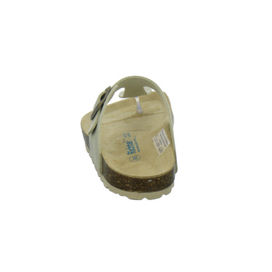 Richter Pantoletten Beige - 360° Ansicht