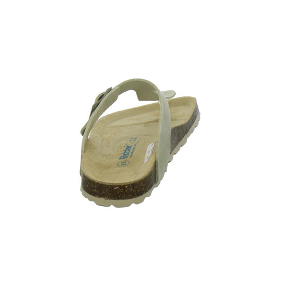 Richter Pantoletten Beige - 360° Ansicht