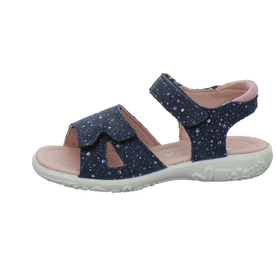 Ricosta Moni Sandalen Blau-kombi - 360° Ansicht