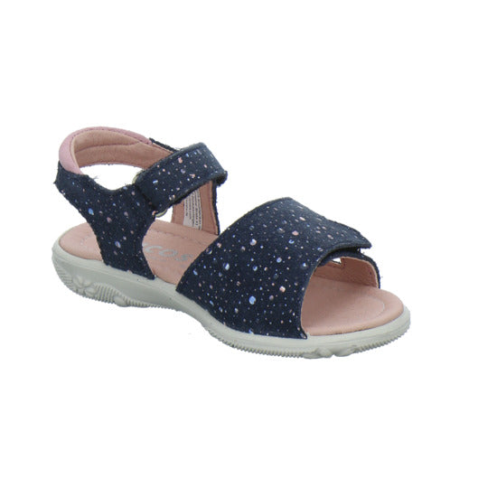Ricosta Moni Sandalen Blau-kombi - 360° Ansicht
