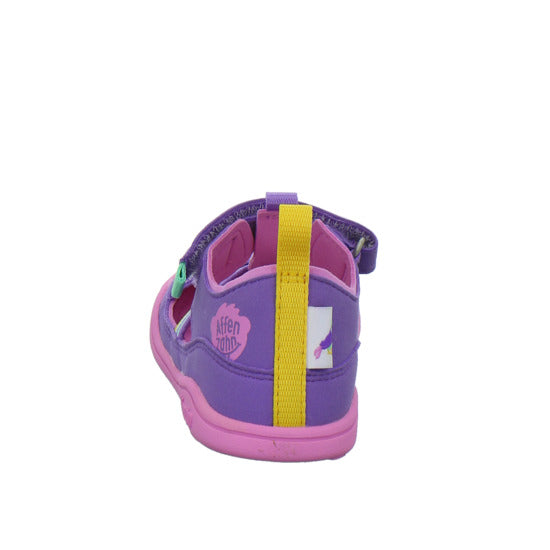 Affenzahn Vegan Breezy Sandalen Violett - 360° Ansicht