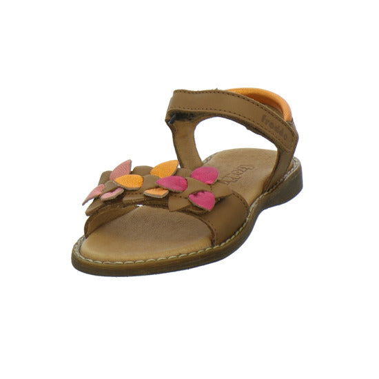 Froddo Lore Flowers Sandalen Braun-kombi - 360° Ansicht