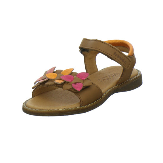 Froddo Lore Flowers Sandalen Braun-kombi - 360° Ansicht