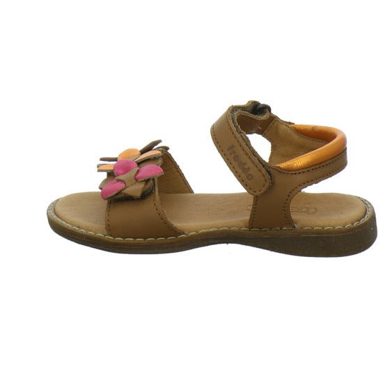 Froddo Lore Flowers Sandalen Braun-kombi - 360° Ansicht