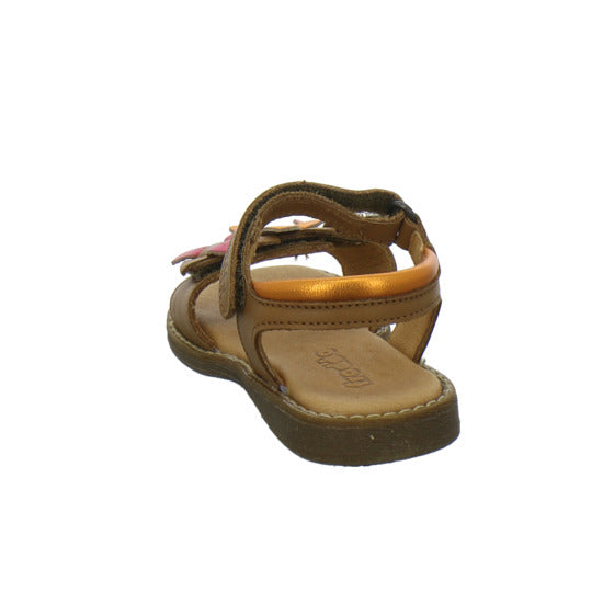 Froddo Lore Flowers Sandalen Braun-kombi - 360° Ansicht