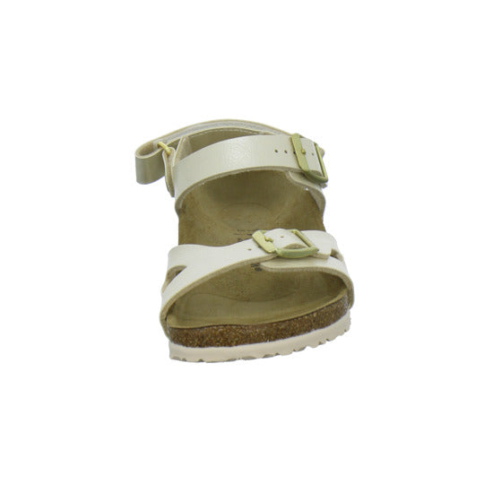 Birkenstock Rio Sandalen Beige - 360° Ansicht