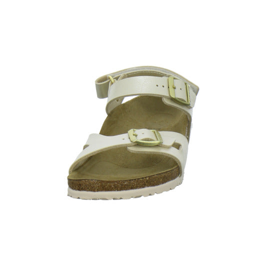 Birkenstock Rio Sandalen Beige - 360° Ansicht