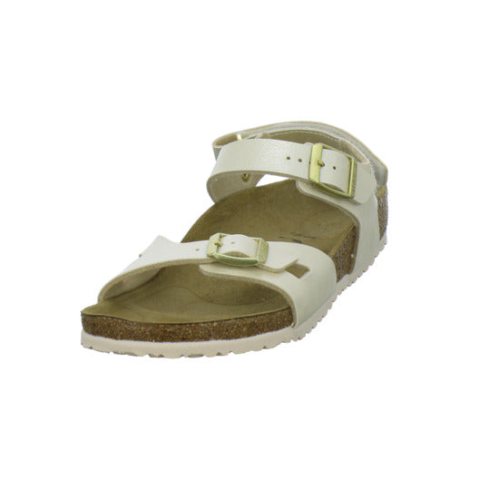 Birkenstock Rio Sandalen Beige - 360° Ansicht