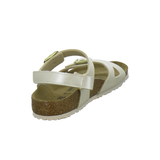 Birkenstock Rio Sandalen Beige - 360° Ansicht