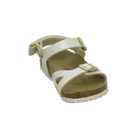 Birkenstock Rio Sandalen Beige - 360° Ansicht
