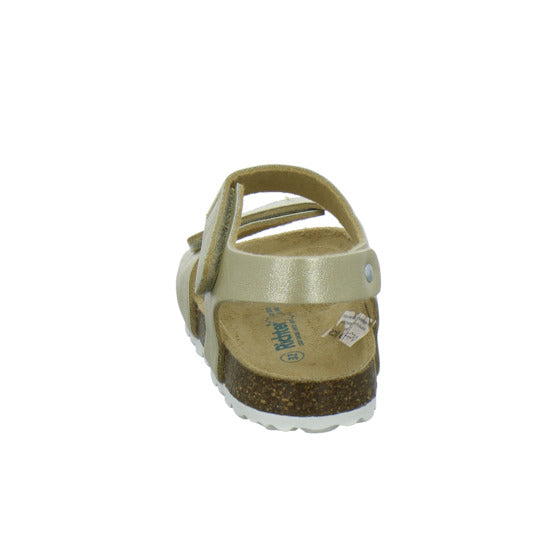 Richter Sandalen Gold - 360° Ansicht