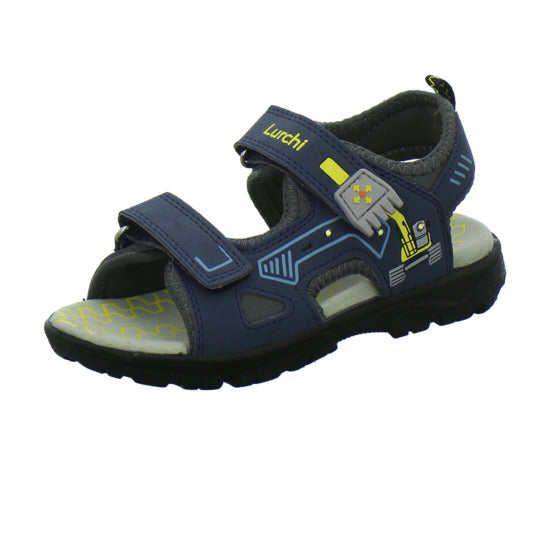 Lurchi Kodo Sandalen Blau-kombi - 360° Ansicht