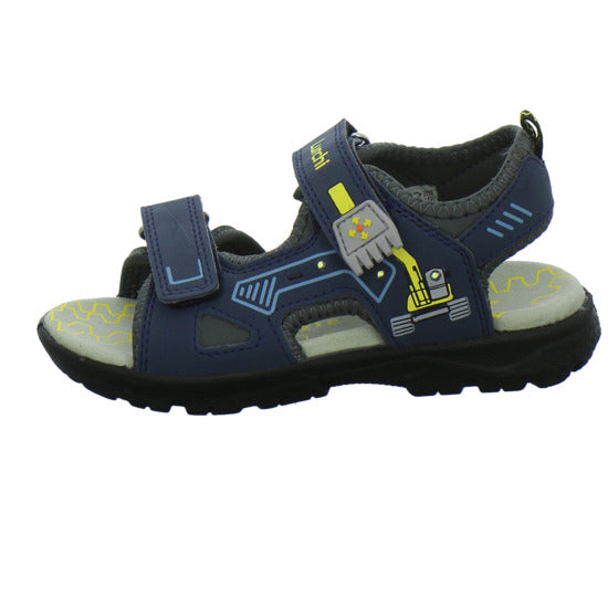 Lurchi Kodo Sandalen Blau-kombi - 360° Ansicht