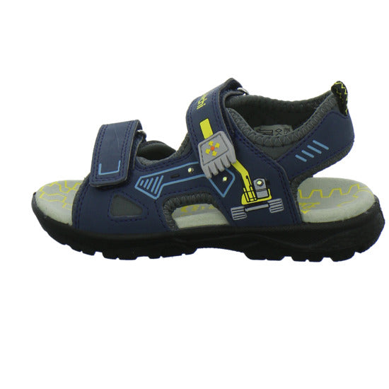Lurchi Kodo Sandalen Blau-kombi - 360° Ansicht