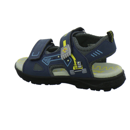 Lurchi Kodo Sandalen Blau-kombi - 360° Ansicht