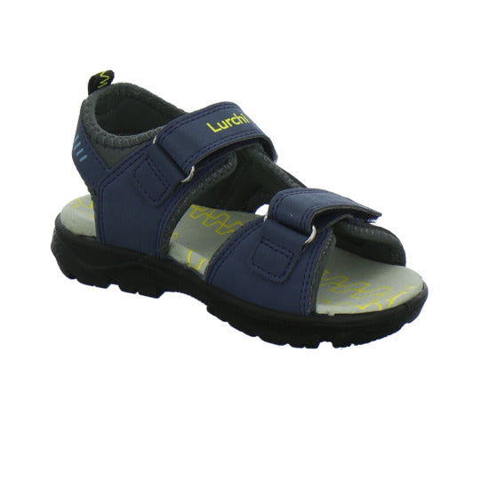 Lurchi Kodo Sandalen Blau-kombi - 360° Ansicht