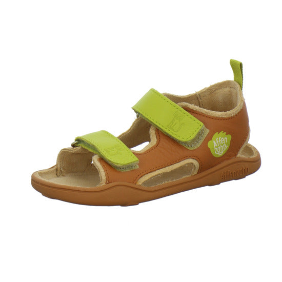 Affenzahn Leder Airy Sandalen Braun-kombi - 360° Ansicht