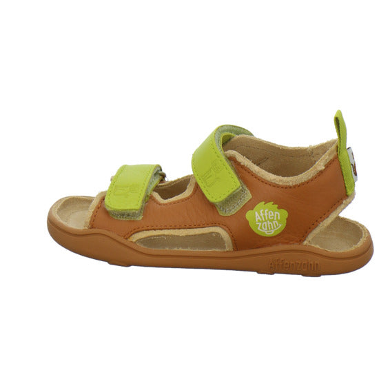 Affenzahn Leder Airy Sandalen Braun-kombi - 360° Ansicht