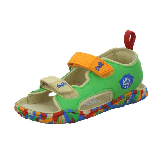 Affenzahn Vegan Airy Sandalen oliv - 360° Ansicht