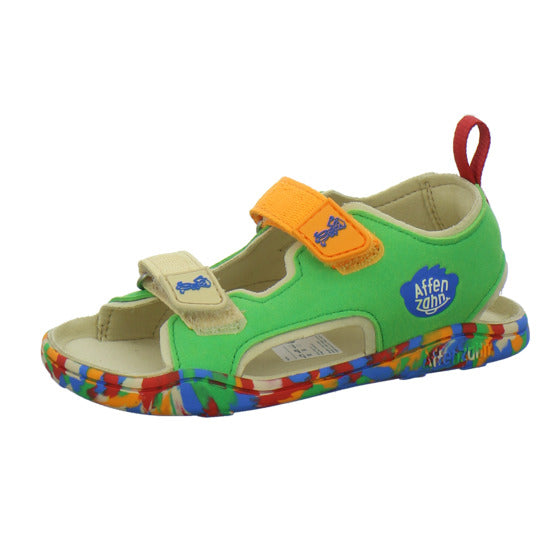 Affenzahn Vegan Airy Sandalen oliv - 360° Ansicht